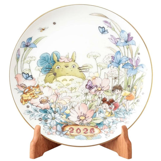 Official Ghibli My Neighbor Totoro 2026 Noritake Commemorative Plate - Kamaji Market