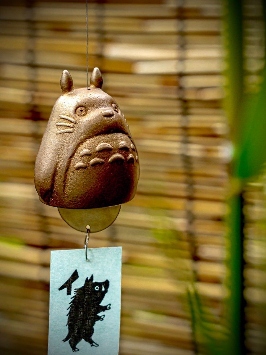 Official Ghibli My Neighbor Totoro Brass Wind Chime/Gardening Bell • Ghibli Museum Exclusive - Kamaji Market