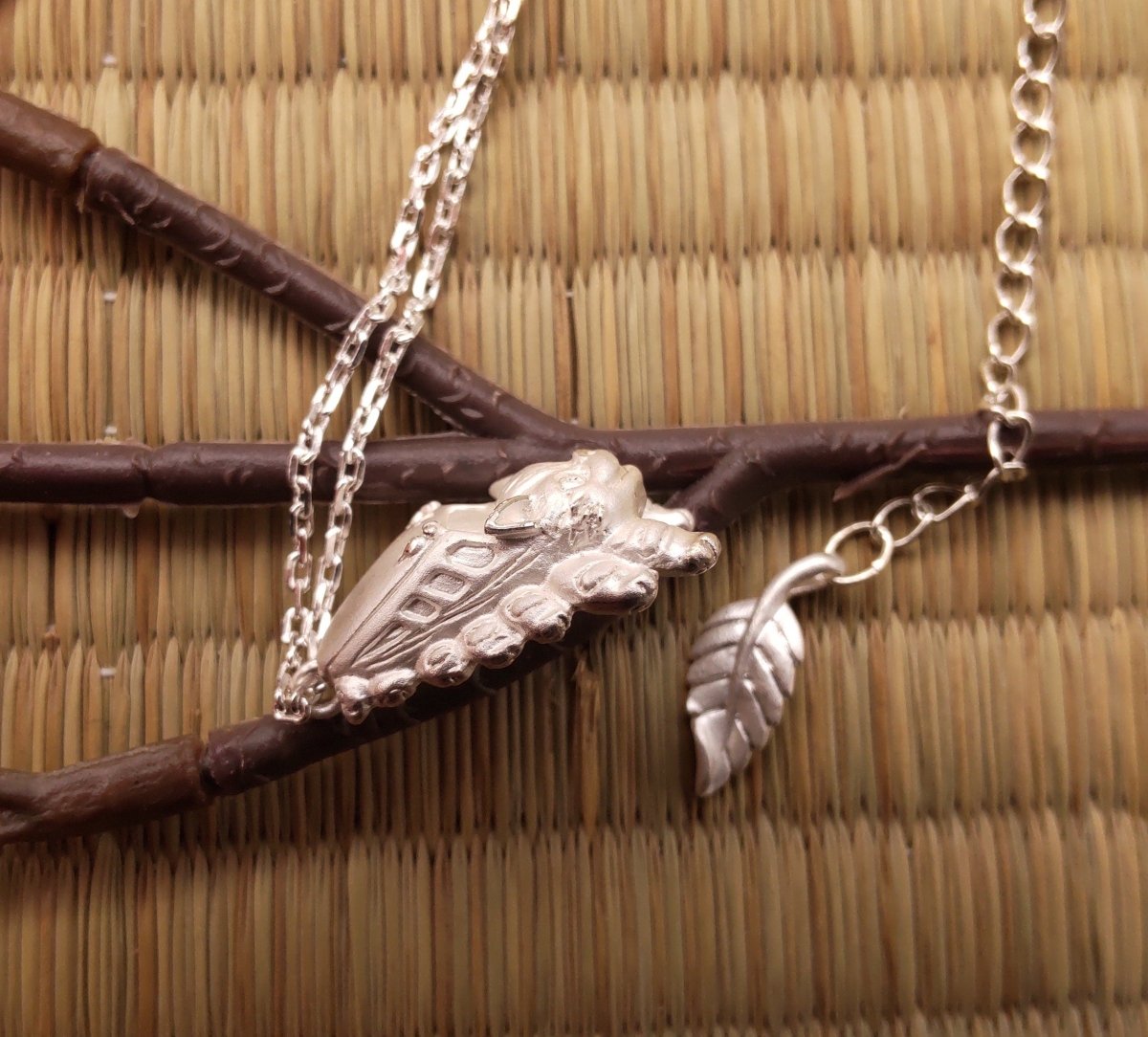 Official Ghibli My Neighbor Totoro Catbus Silver Necklace/Pendant • Cominica Japanese Jewelry - Kamaji Market