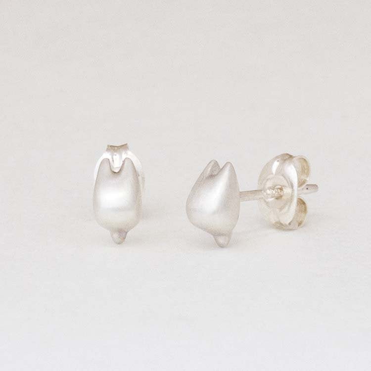 Official Ghibli My Neighbor Totoro Silver Earrings with Small Totoro • Ghibli Museum Exclusive - Kamaji Market