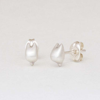 Official Ghibli My Neighbor Totoro Silver Earrings with Small Totoro • Ghibli Museum Exclusive - Kamaji Market
