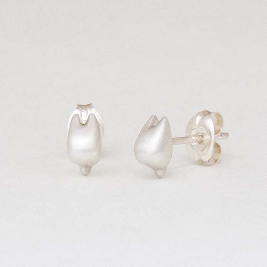 Official Ghibli My Neighbor Totoro Silver Earrings with Small Totoro • Ghibli Museum Exclusive - Kamaji Market