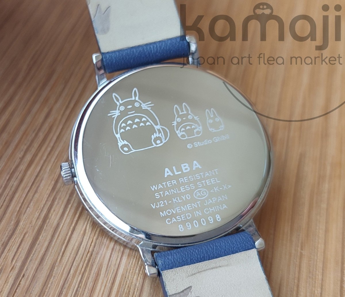 Official Ghibli My Neighbor Totoro Wrist Watch • Japanese Anime Watches • ALBA Seiko Blue - Kamaji Market