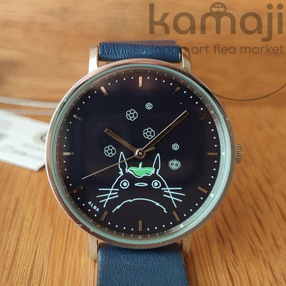 Official Ghibli My Neighbor Totoro Wrist Watch • Japanese Anime Watches • ALBA Seiko Blue - Kamaji Market