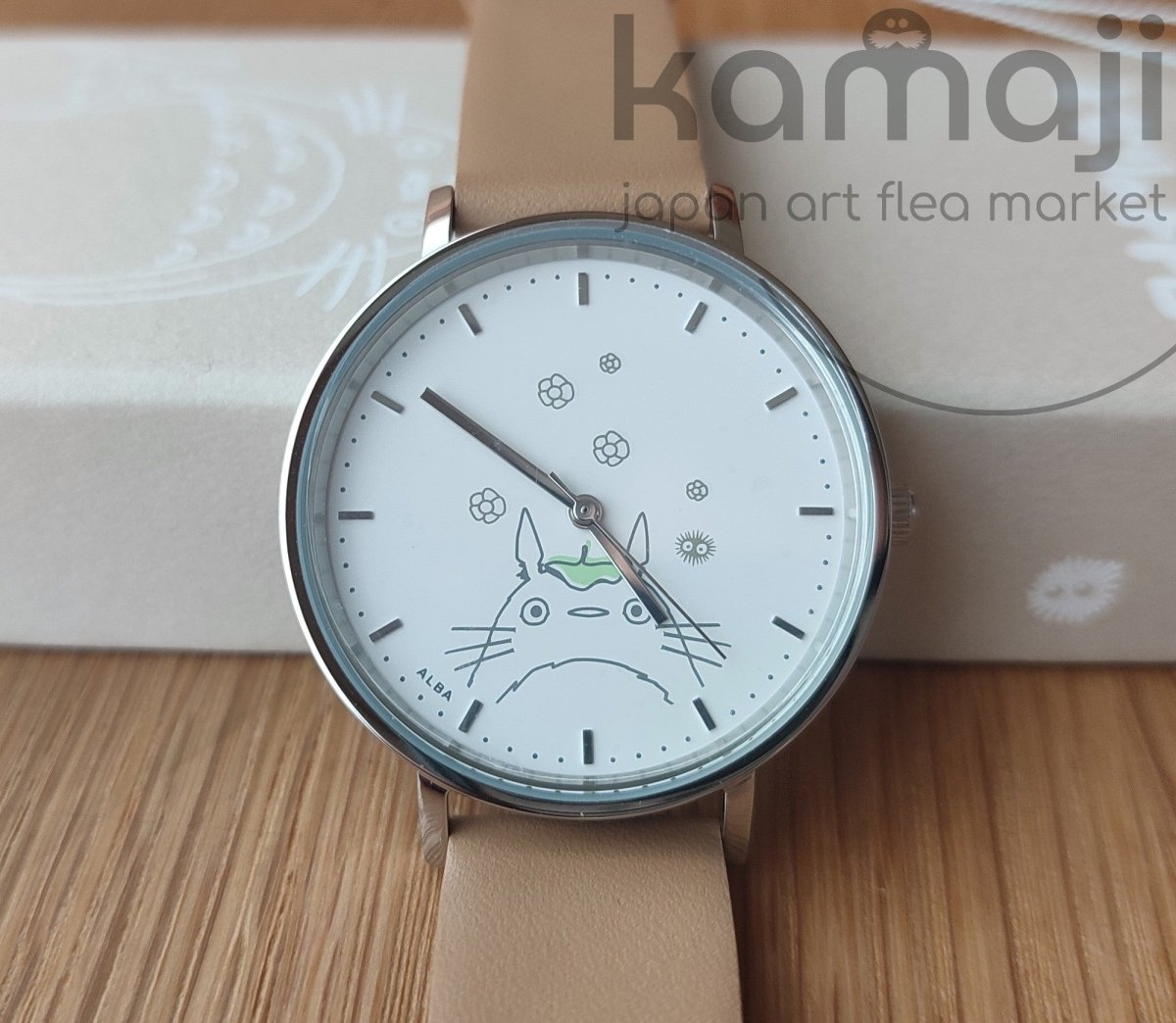 Official Ghibli My Neighbor Totoro Wrist Watch • Japanese Anime Watches • ALBA Seiko White - Kamaji Market