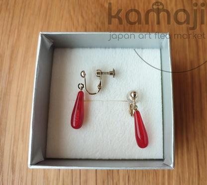 Official Ghibli Nausicaa Clip On Earrings • Japanese Handmade Jewelry • Ghibli Exhibition Exclusive - Kamaji Market