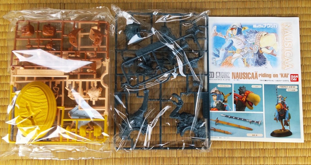 Official Ghibli Nausicaa Model Kit Mold/Miniature Set • Nausicaä of the Valley of the Wind Figurine/Statue/Replica/Home Decor/Diorama Gift - Kamaji Market