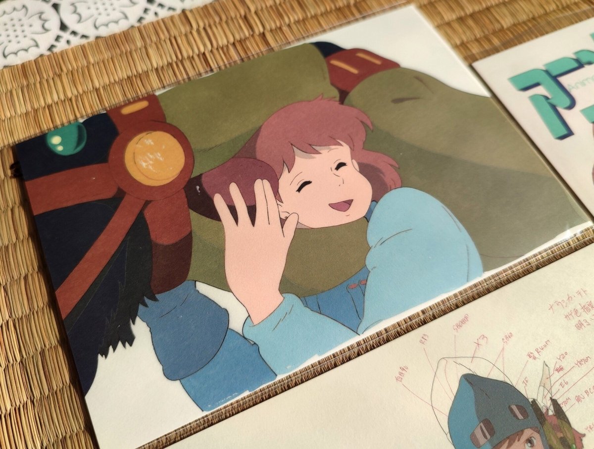 Official Ghibli Nausicaä Postcard • Nausicaa of the Valley of the Wind Message card • Ghibli Exhibition Exclusive - Kamaji Market