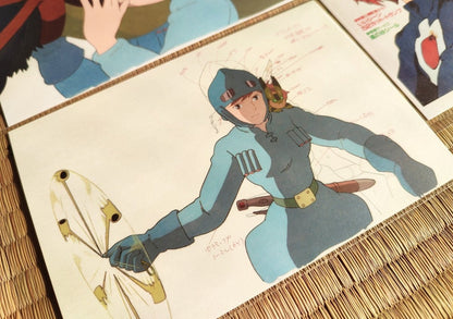 Official Ghibli Nausicaä Postcard • Nausicaa of the Valley of the Wind Message card • Ghibli Exhibition Exclusive - Kamaji Market