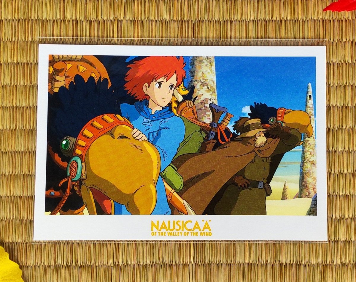 Official Ghibli Nausicaä Postcard • Nausicaa of the Valley of the Wind Message card/Writing letter • Japanese Stationery - Kamaji Market