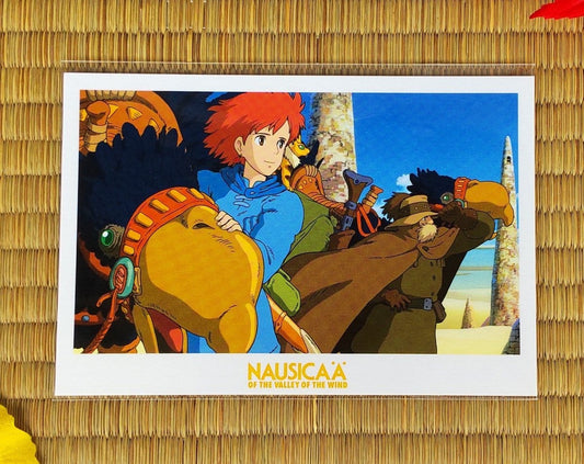 Official Ghibli Nausicaä Postcard • Nausicaa of the Valley of the Wind Message card/Writing letter • Japanese Stationery - Kamaji Market