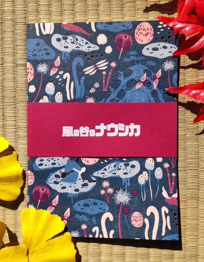 Official Ghibli Nausicaa/Laputa Notebook • Nausicaä of the Valley of the Wind/Castle in the Sky Notepad/Sketchpad/Writing pad - Kamaji Market