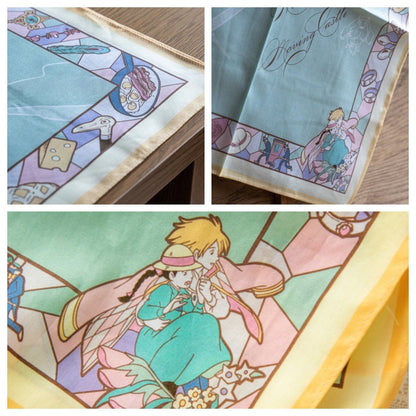 Official Ghibli Neckerchief/Bandana/Handkerchief • Totoro/Kikis Delivery/Howls Moving Castle/Laputa Scarf/Tapestry/Decor/Stained Glass Gift - Kamaji Market