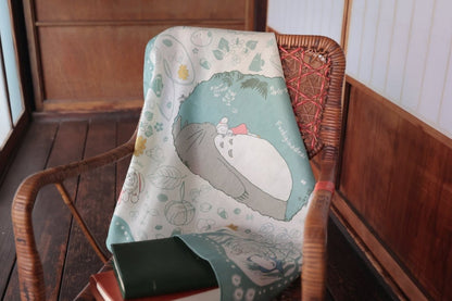 Official Ghibli Neckerchief/Scarf/Handkerchief • My Neighbor Totoro Bandana/Tapestry/Wall Hanging/Interior Decor - Kamaji Market