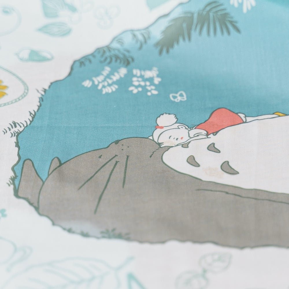 Official Ghibli Neckerchief/Scarf/Handkerchief • My Neighbor Totoro Bandana/Tapestry/Wall Hanging/Interior Decor - Kamaji Market