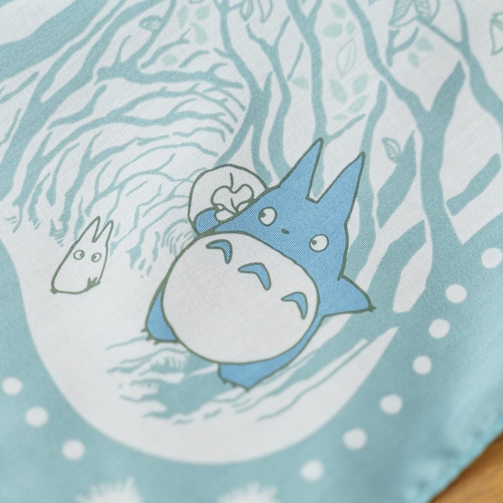 Official Ghibli Neckerchief/Scarf/Handkerchief • My Neighbor Totoro Bandana/Tapestry/Wall Hanging/Interior Decor - Kamaji Market