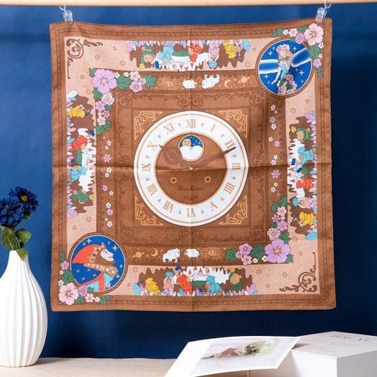 Official Ghibli Neckerchief/Scarf/Handkerchief • Whisper of the Heart Bandana/Tapestry/Wall Hanging/Interior Decor - Kamaji Market