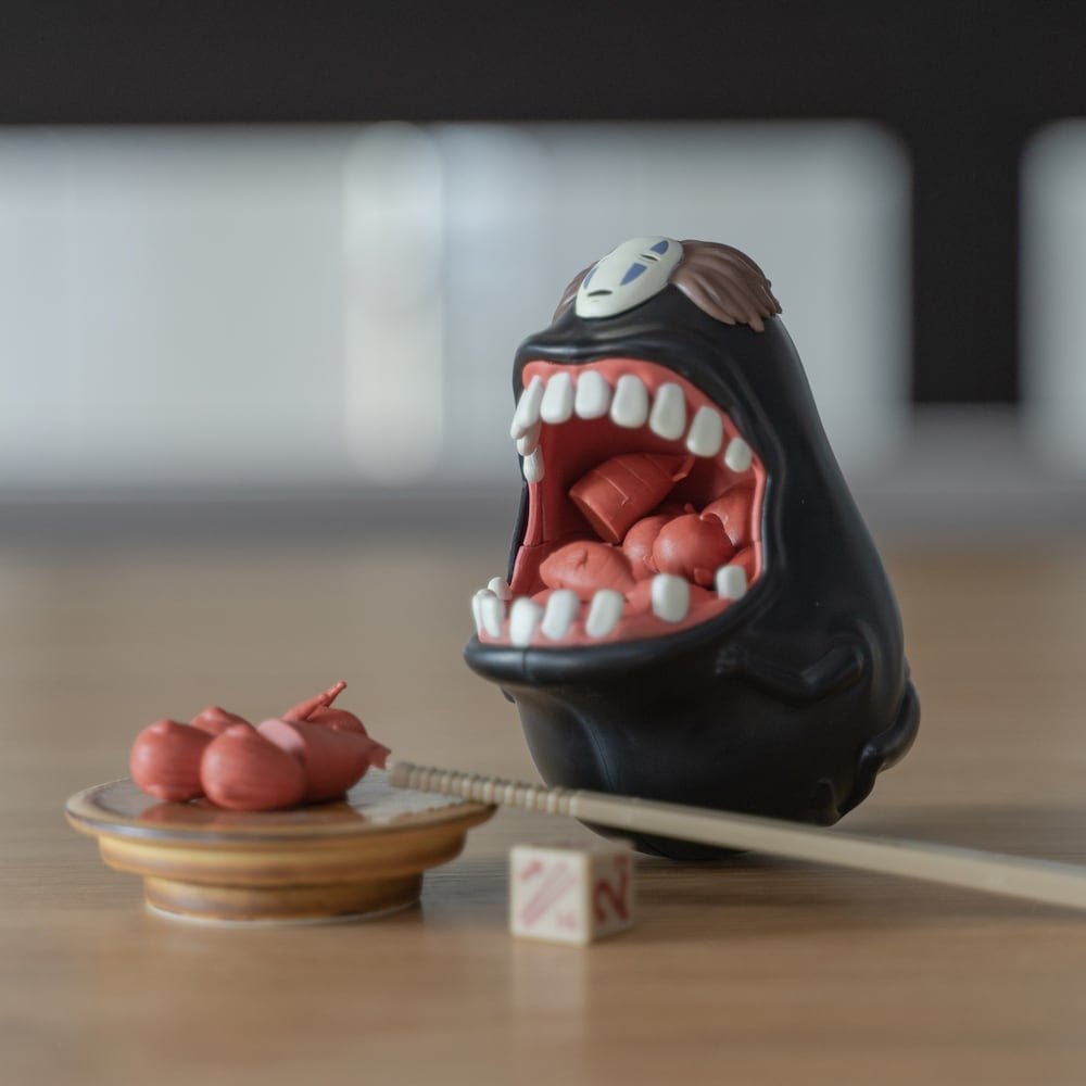 Official Ghibli No Face Figure Set/Balance Game • Spirited Away Figurine/Statue/Replica/Home Decor/Diorama - Kamaji Market