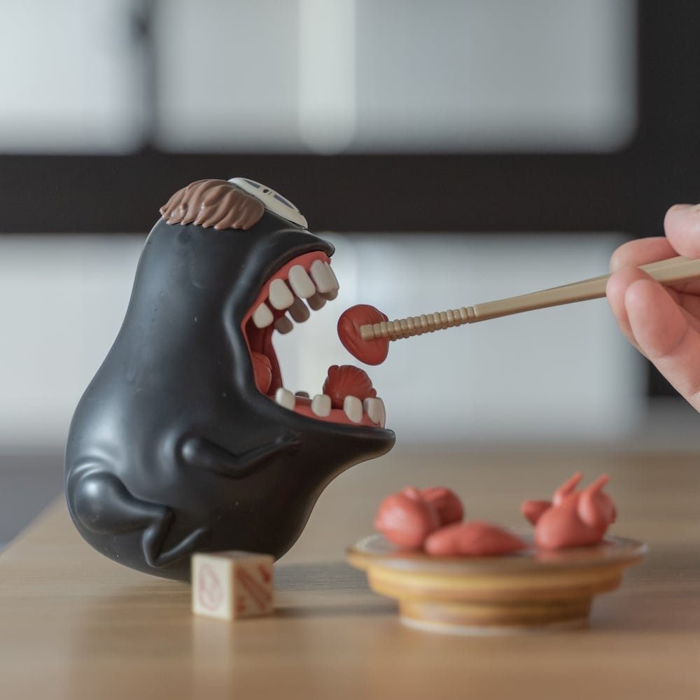 Official Ghibli No Face Figure Set/Balance Game • Spirited Away Figurine/Statue/Replica/Home Decor/Diorama - Kamaji Market
