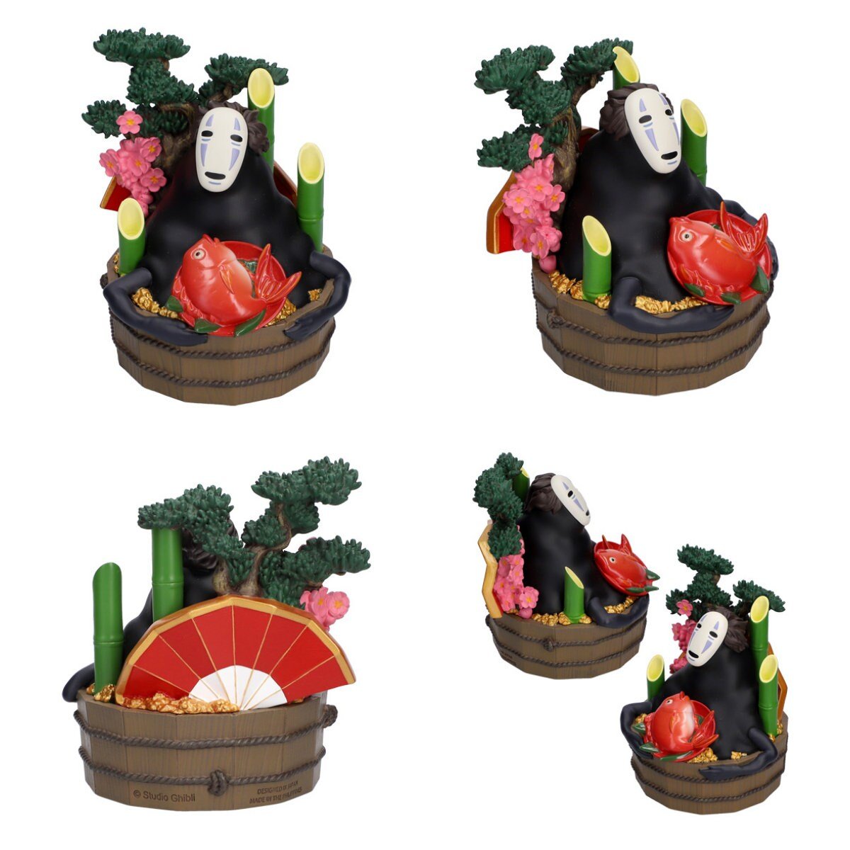 Official Ghibli No Face Figure • Spirited Away Figurine/Home Decor/Interior Diorama/Statuette/Replica • Kaonashi - Kamaji Market
