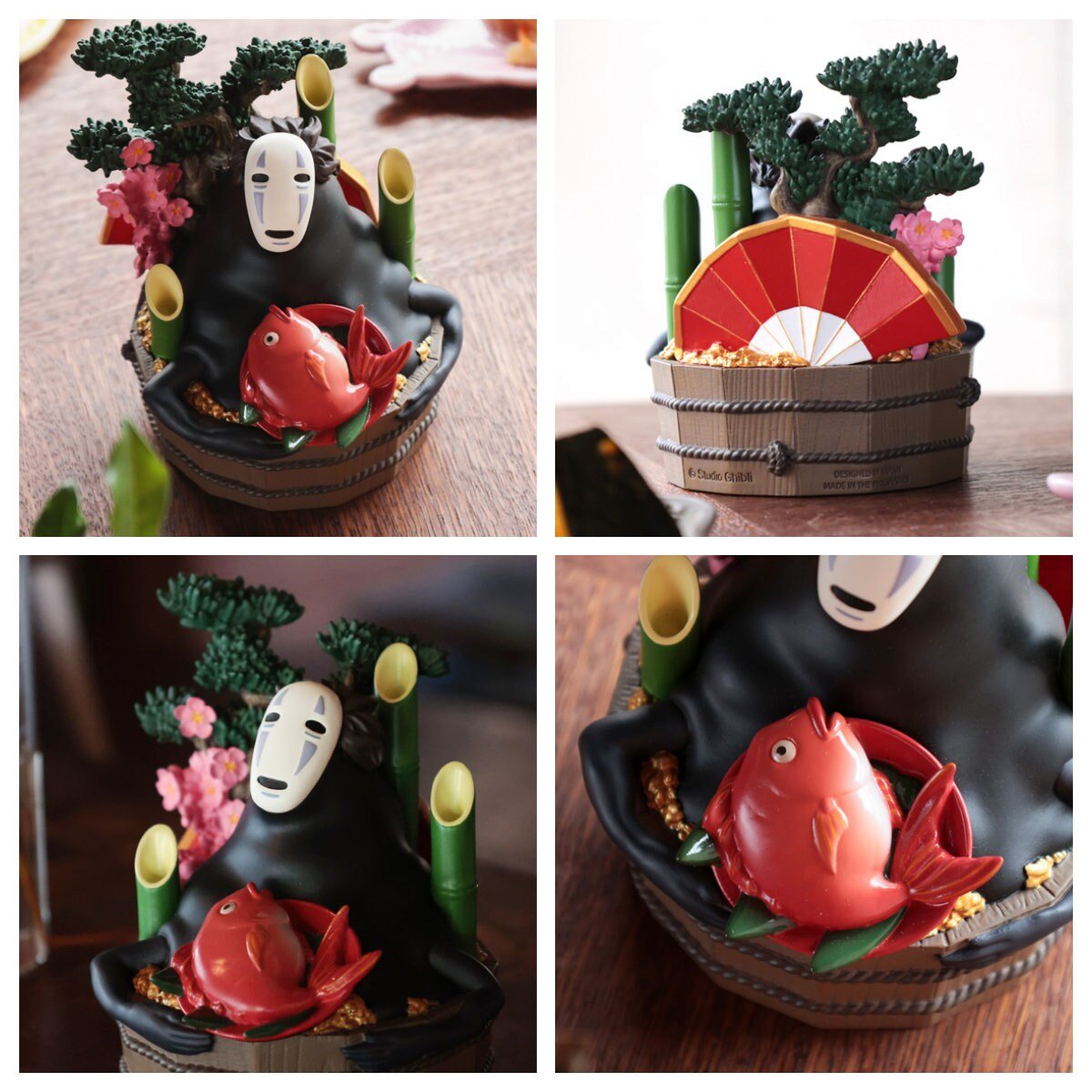 Official Ghibli No Face Figure • Spirited Away Figurine/Home Decor/Interior Diorama/Statuette/Replica • Kaonashi - Kamaji Market