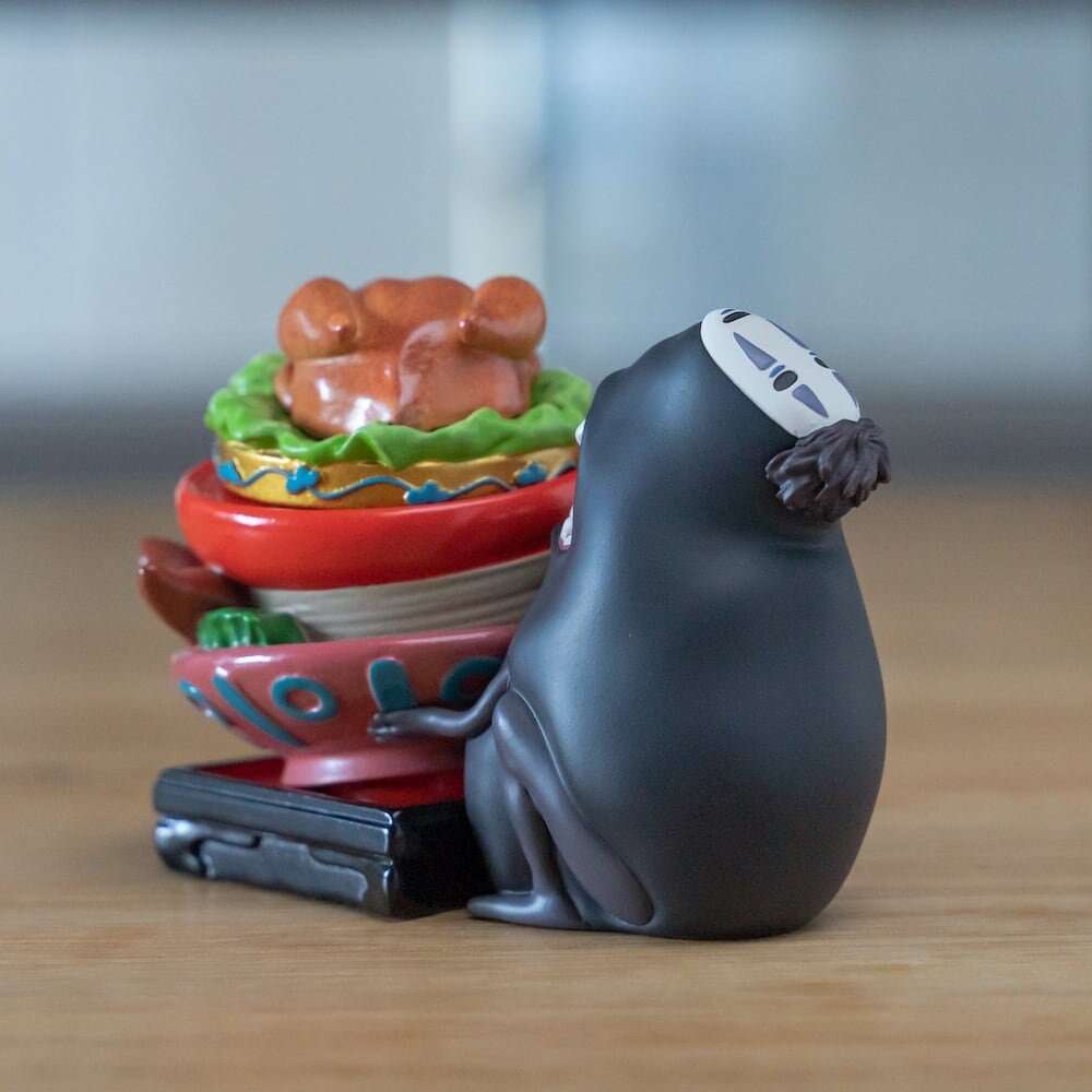 Official Ghibli No Face Figure/Accessory Case/Holder • Spirited Away Figurine/Statue/Replica/Interior Decor • Kaonashi - Kamaji Market