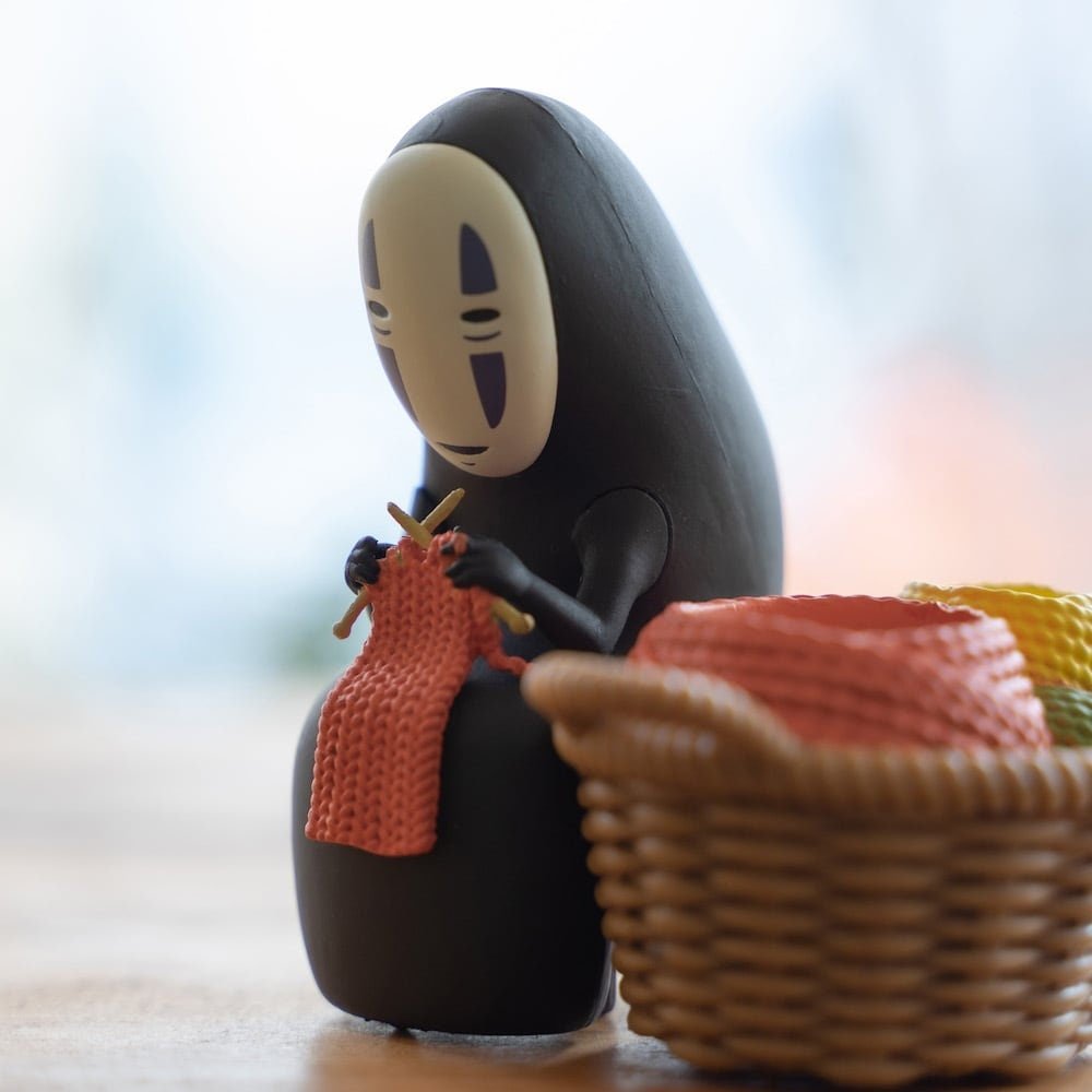 Official Ghibli No Face Figure/Accessory Holder/Jewelry Case • Spirited Away Figurine/Statue/Replica/Interior Decor/Diorama • Kaonashi Gift - Kamaji Market