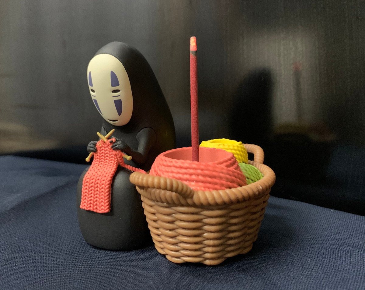 Official Ghibli No Face Figure/Accessory Holder/Jewelry Case • Spirited Away Figurine/Statue/Replica/Interior Decor/Diorama • Kaonashi Gift - Kamaji Market