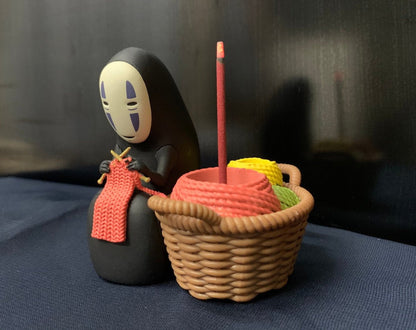 Official Ghibli No Face Figure/Accessory Holder/Jewelry Case • Spirited Away Figurine/Statue/Replica/Interior Decor/Diorama • Kaonashi Gift - Kamaji Market