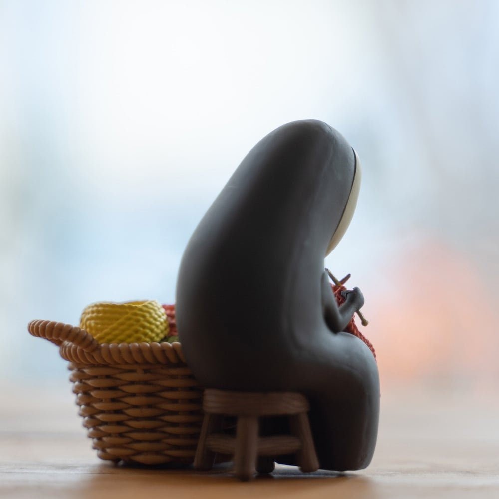 Official Ghibli No Face Figure/Accessory Holder/Jewelry Case • Spirited Away Figurine/Statue/Replica/Interior Decor/Diorama • Kaonashi Gift - Kamaji Market