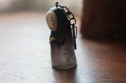 Official Ghibli No Face Keychain/Charm • Spirited Away Bag Decor/Pendant/Strap • Kaonashi - Kamaji Market