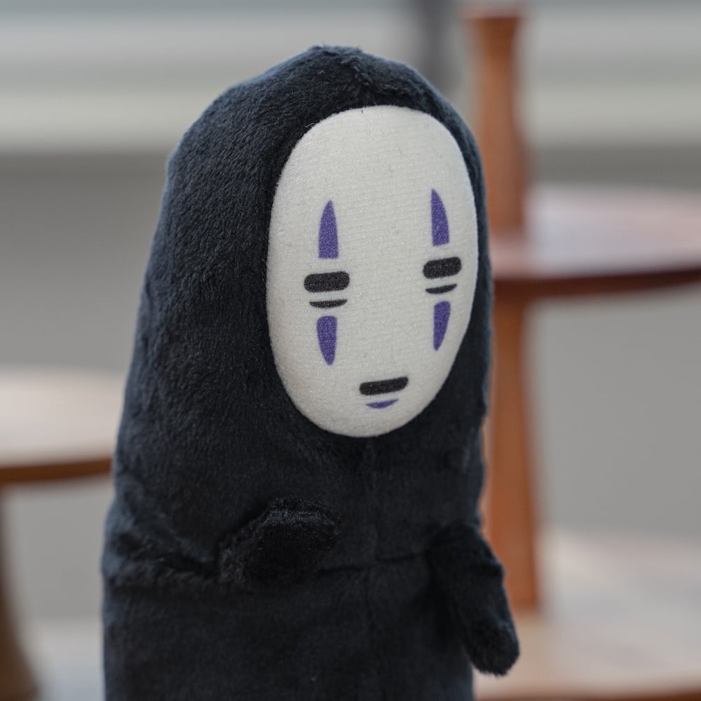 Official Ghibli No Face Plush Toy • Spirited Away Stuffed Animal/Figure/Home Decor • Kaonashi Size S - Kamaji Market