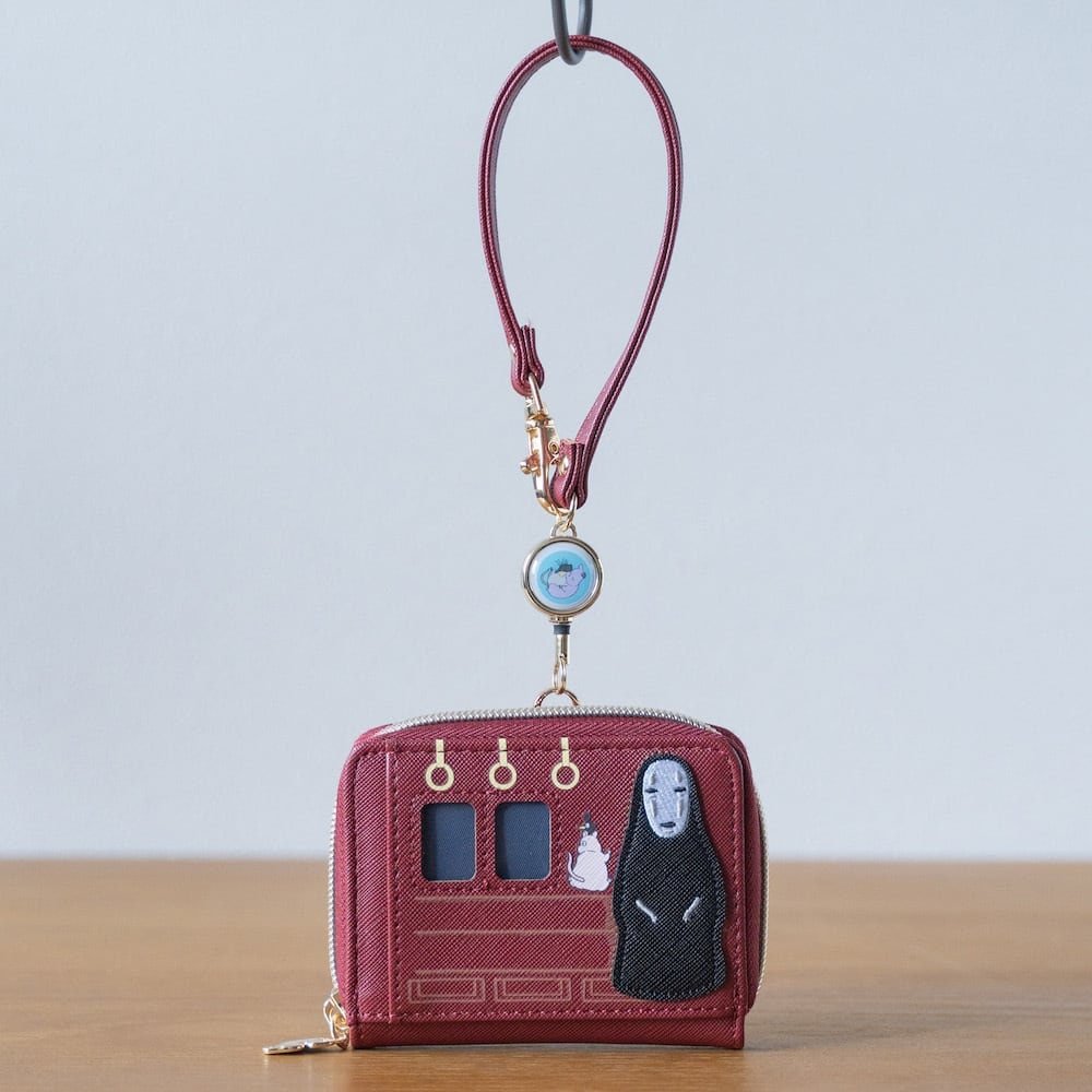 Official Ghibli No Face Pouch/Clutch • Spirited Away Case/Cosmetic Bag/Wallet/Makeup Bag/Purse • Bo Mouse, Kaonashi - Kamaji Market