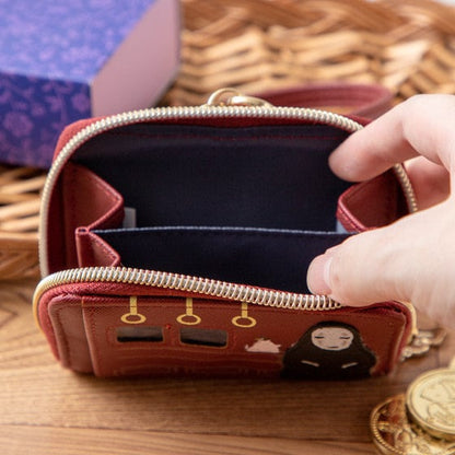 Official Ghibli No Face Pouch/Clutch • Spirited Away Case/Cosmetic Bag/Wallet/Makeup Bag/Purse • Bo Mouse, Kaonashi - Kamaji Market