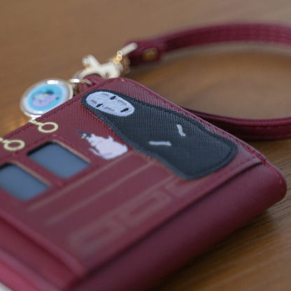 Official Ghibli No Face Pouch/Clutch • Spirited Away Case/Cosmetic Bag/Wallet/Makeup Bag/Purse • Bo Mouse, Kaonashi - Kamaji Market