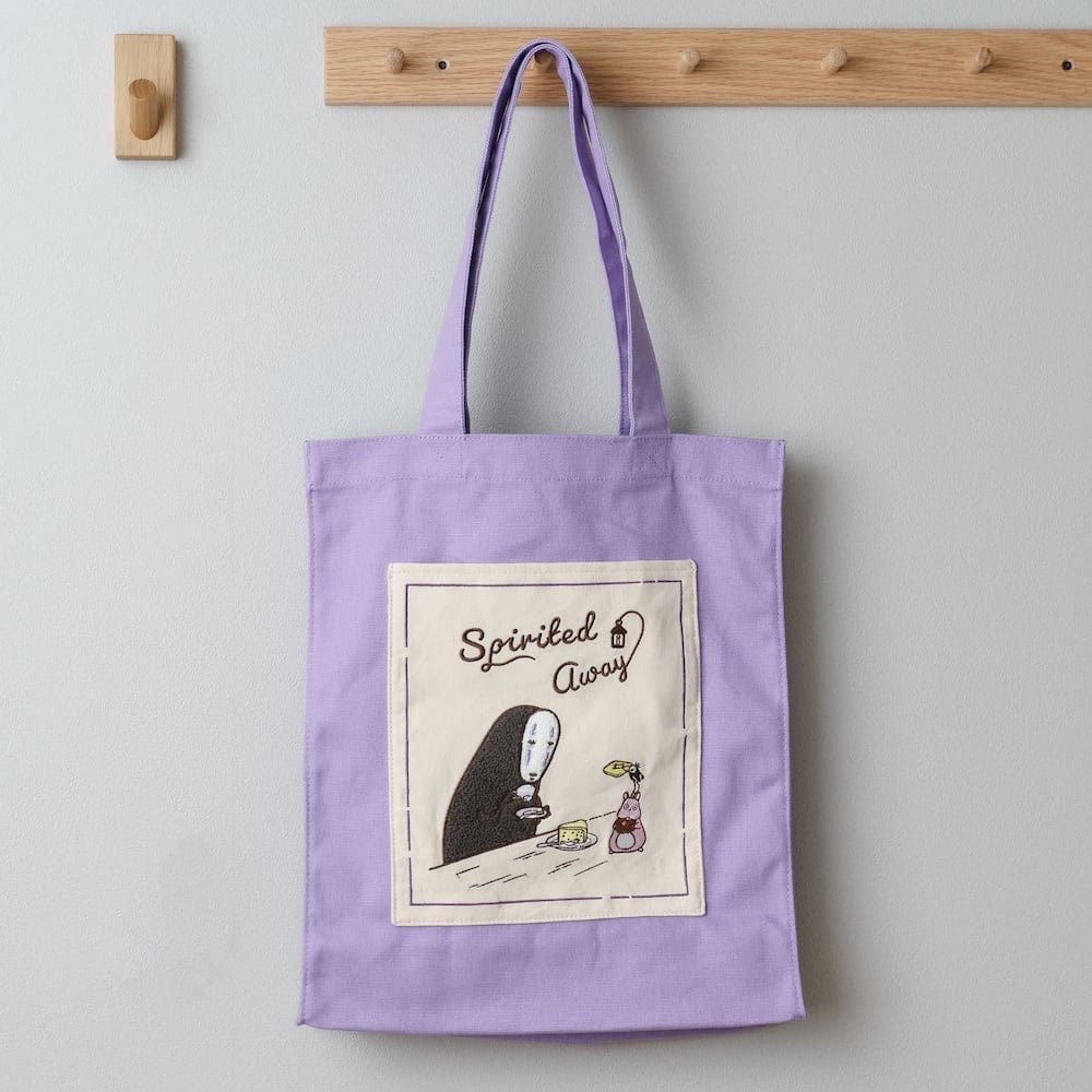 Official Ghibli No Face Tote Bag/Card Case • Spirited Away Shoulder Bag/Shopper/Eco Handbag/Hobo/Pass Case - Kamaji Market