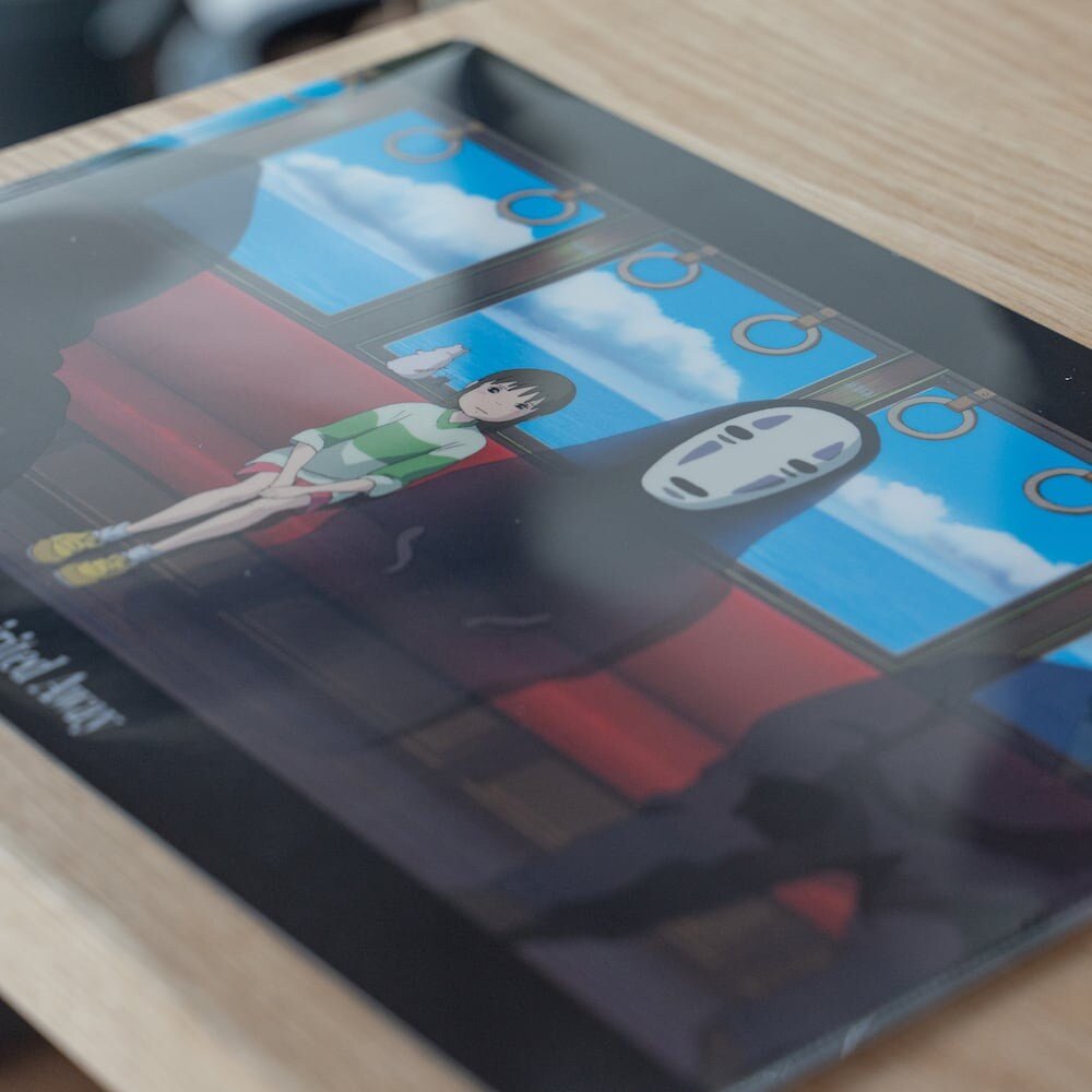 Official Ghibli No Face Wall Art Picture/Folder • Spirited Away Anime Clear File • Kaonashi - Kamaji Market