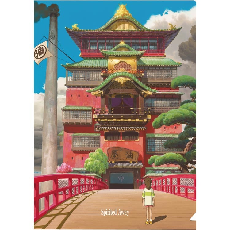 Official Ghibli No Face Wall Art Picture/Folder • Spirited Away Anime Clear File • Kaonashi - Kamaji Market