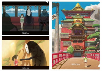Official Ghibli No Face Wall Art Picture/Folder • Spirited Away Anime Clear File • Kaonashi - Kamaji Market