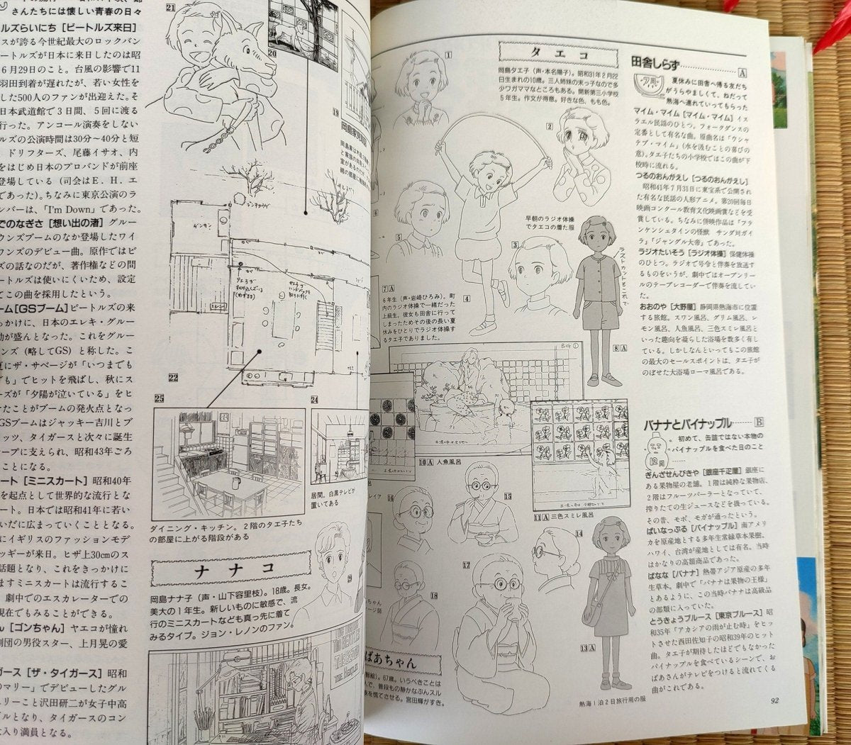 Official Ghibli Only Yesterday Roman Album • Anime Artbook/Painting Art Book - Kamaji Market