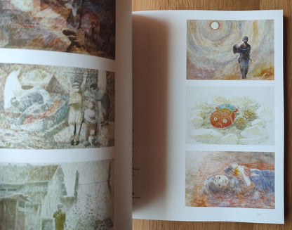 Official Ghibli Painter Artbook • Nizo Yamamoto Reproduction/Scene Picture/Painting Book • Mononoke, Laputa Anime - Kamaji Market