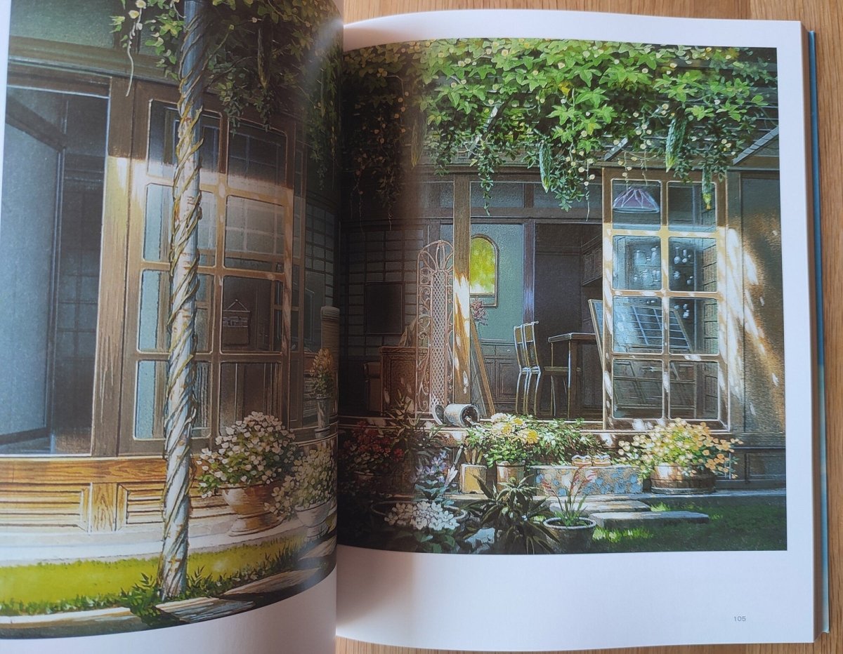 Official Ghibli Painter Artbook • Nizo Yamamoto Reproduction/Scene Picture/Painting Book • Mononoke, Laputa Anime - Kamaji Market