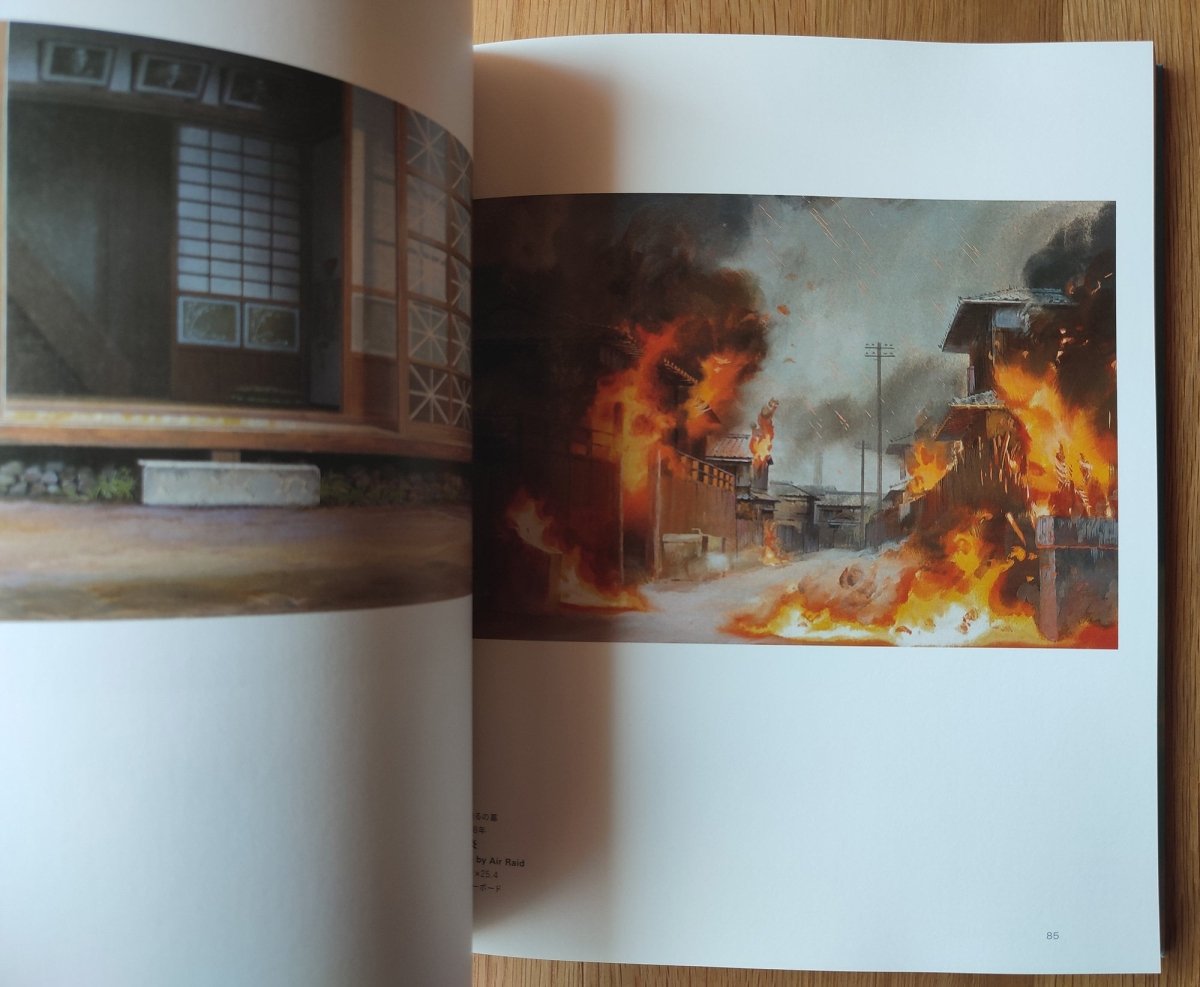 Official Ghibli Painter Artbook • Nizo Yamamoto Reproduction/Scene Picture/Painting Book • Mononoke, Laputa Anime - Kamaji Market