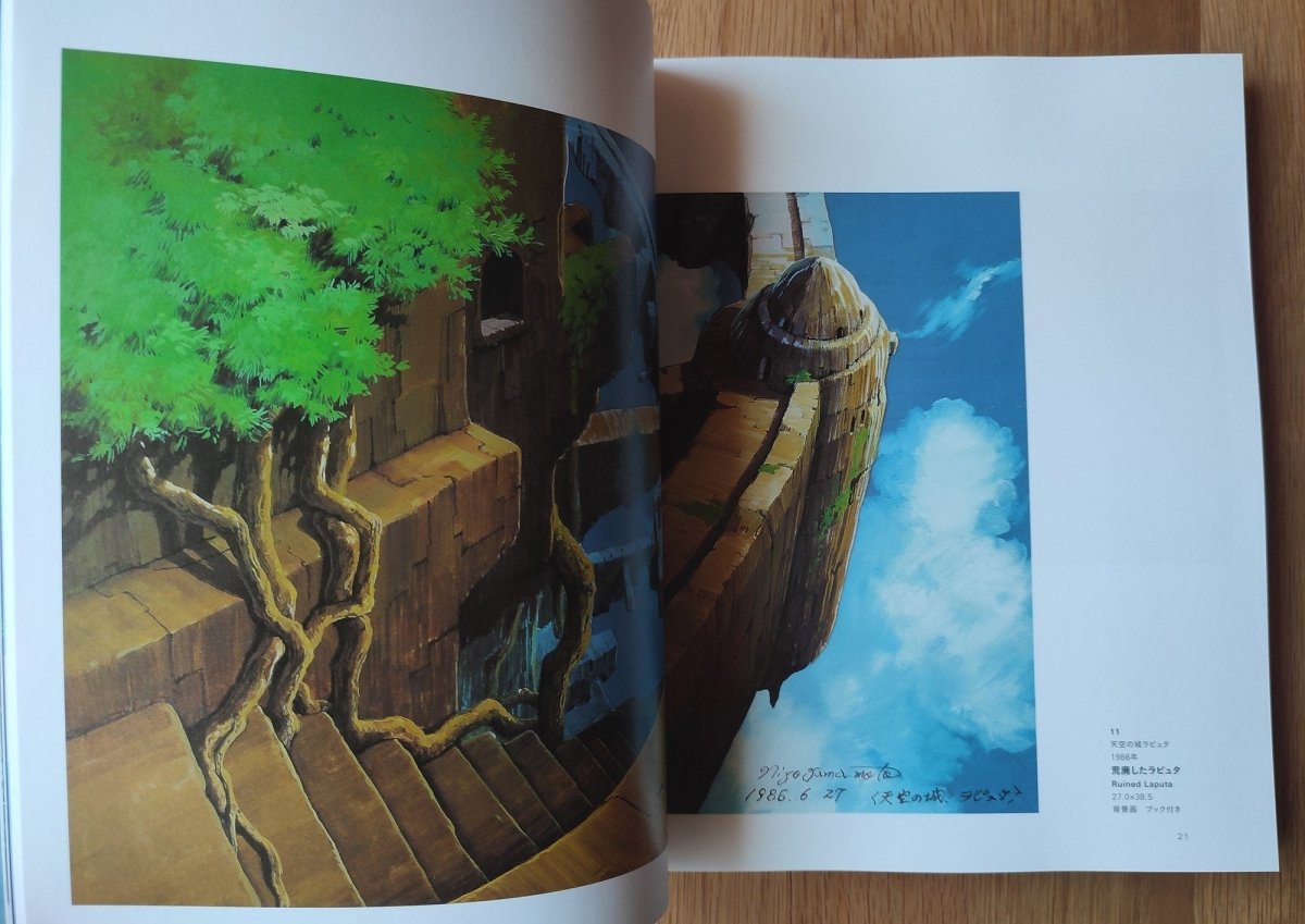 Official Ghibli Painter Artbook • Nizo Yamamoto Reproduction/Scene Picture/Painting Book • Mononoke, Laputa Anime - Kamaji Market