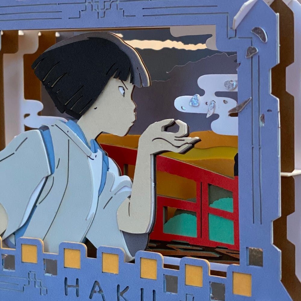 Official Ghibli Paper Theater • Whisper of the Heart, Howls Moving Castle Diorama/Papercraft/Miniature/Home Decor - Kamaji Market