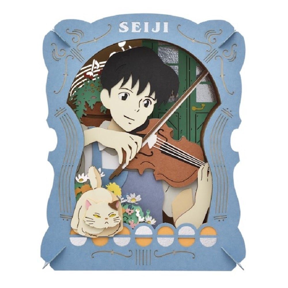 Official Ghibli Paper Theater • Whisper of the Heart, Howls Moving Castle Diorama/Papercraft/Miniature/Home Decor - Kamaji Market