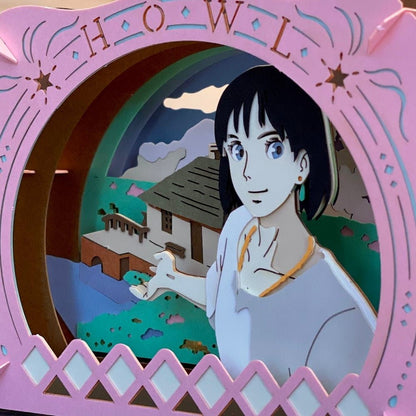 Official Ghibli Paper Theater • Whisper of the Heart, Howls Moving Castle Diorama/Papercraft/Miniature/Home Decor - Kamaji Market