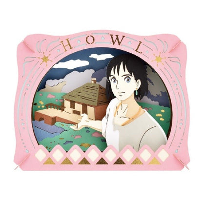 Official Ghibli Paper Theater • Whisper of the Heart, Howls Moving Castle Diorama/Papercraft/Miniature/Home Decor - Kamaji Market