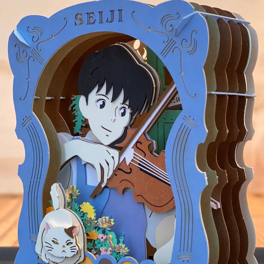 Official Ghibli Paper Theater • Whisper of the Heart, Howls Moving Castle Diorama/Papercraft/Miniature/Home Decor - Kamaji Market