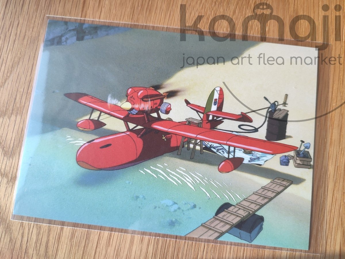 Official Ghibli Park Postcard • Howl, Porco Rosso, Kikis Delivery Artwork • Studio Ghibli Painting - Kamaji Market